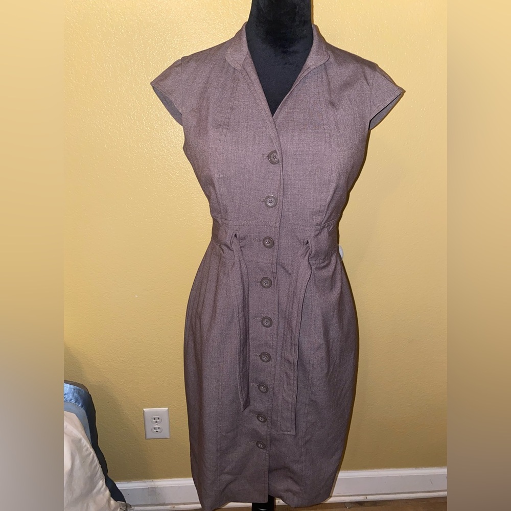 A brownish grey dress from Calvin Klein. Size small